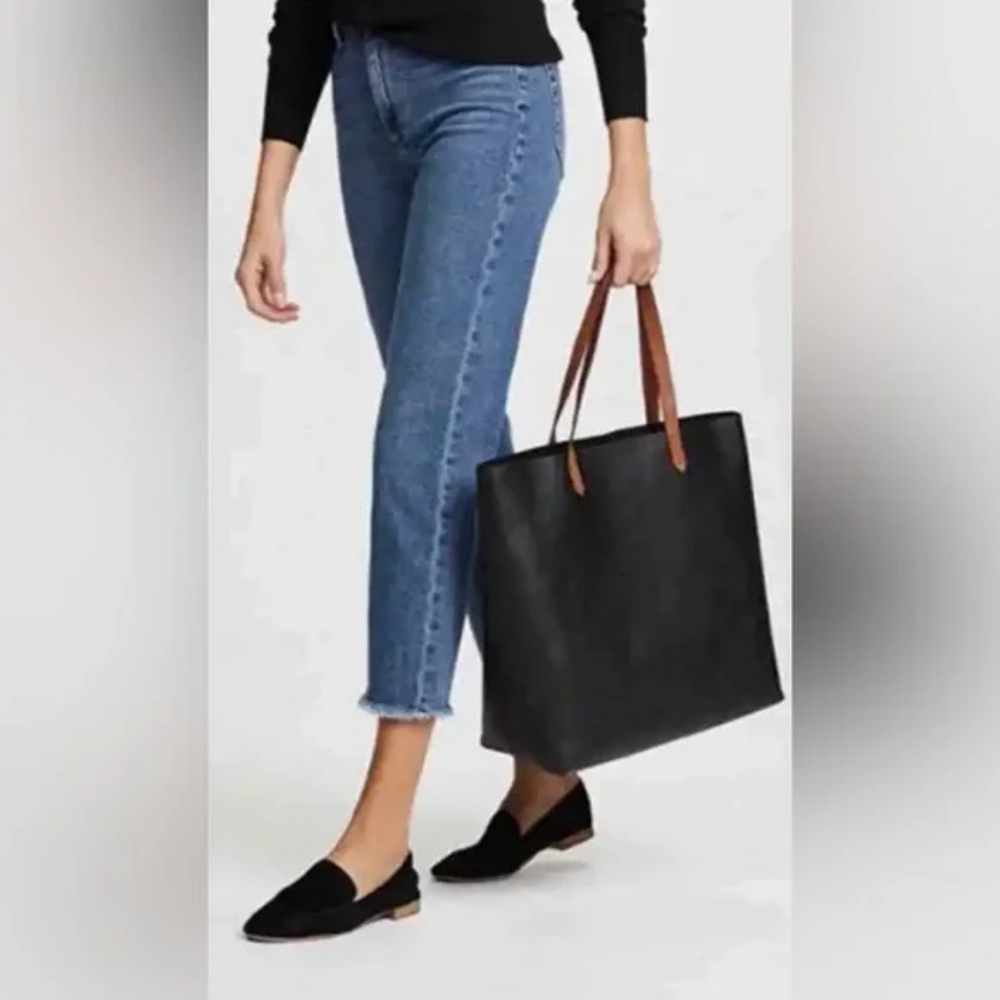 Madewell The Transport Tote - Black/Brown